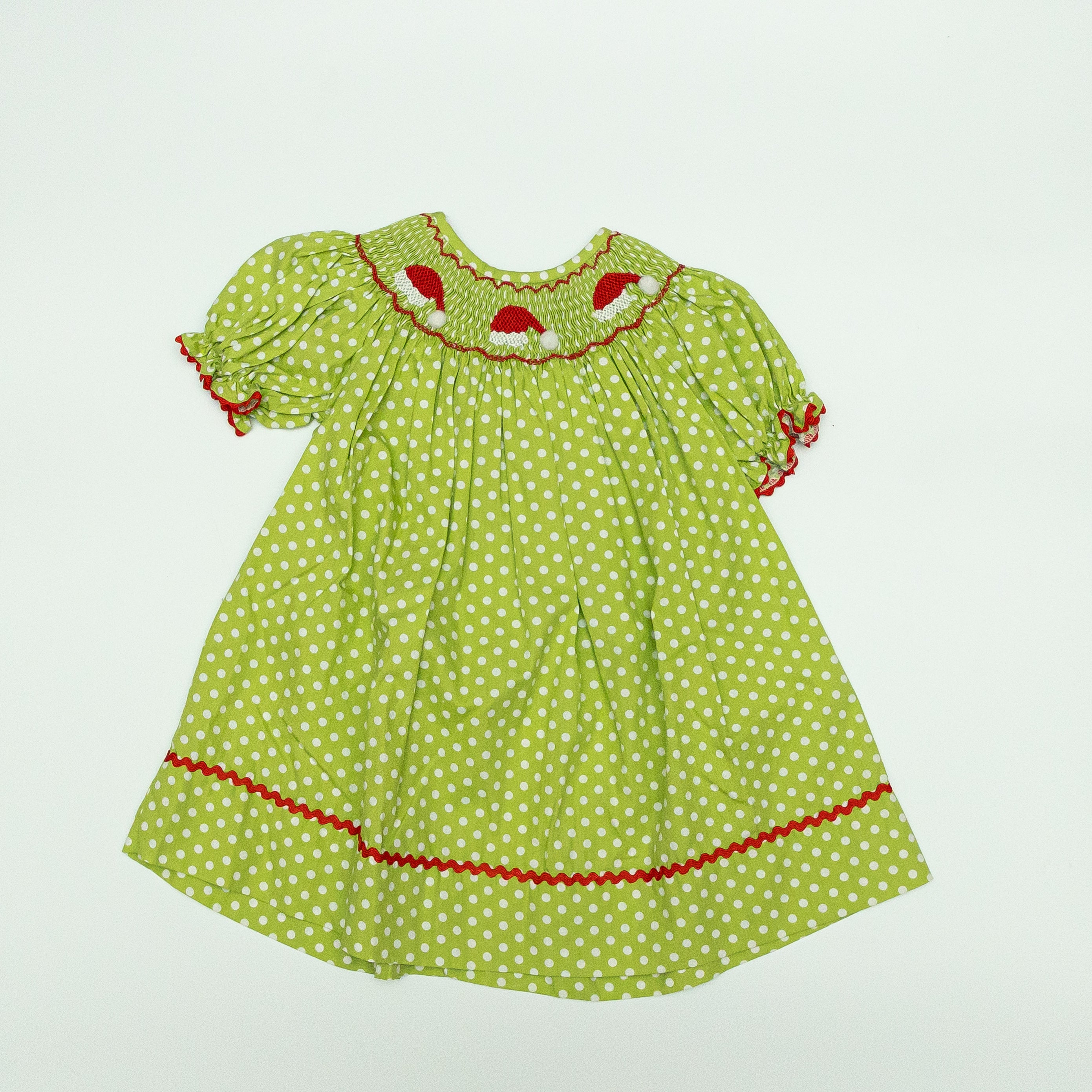 Barefoot Santa Smocked Dress