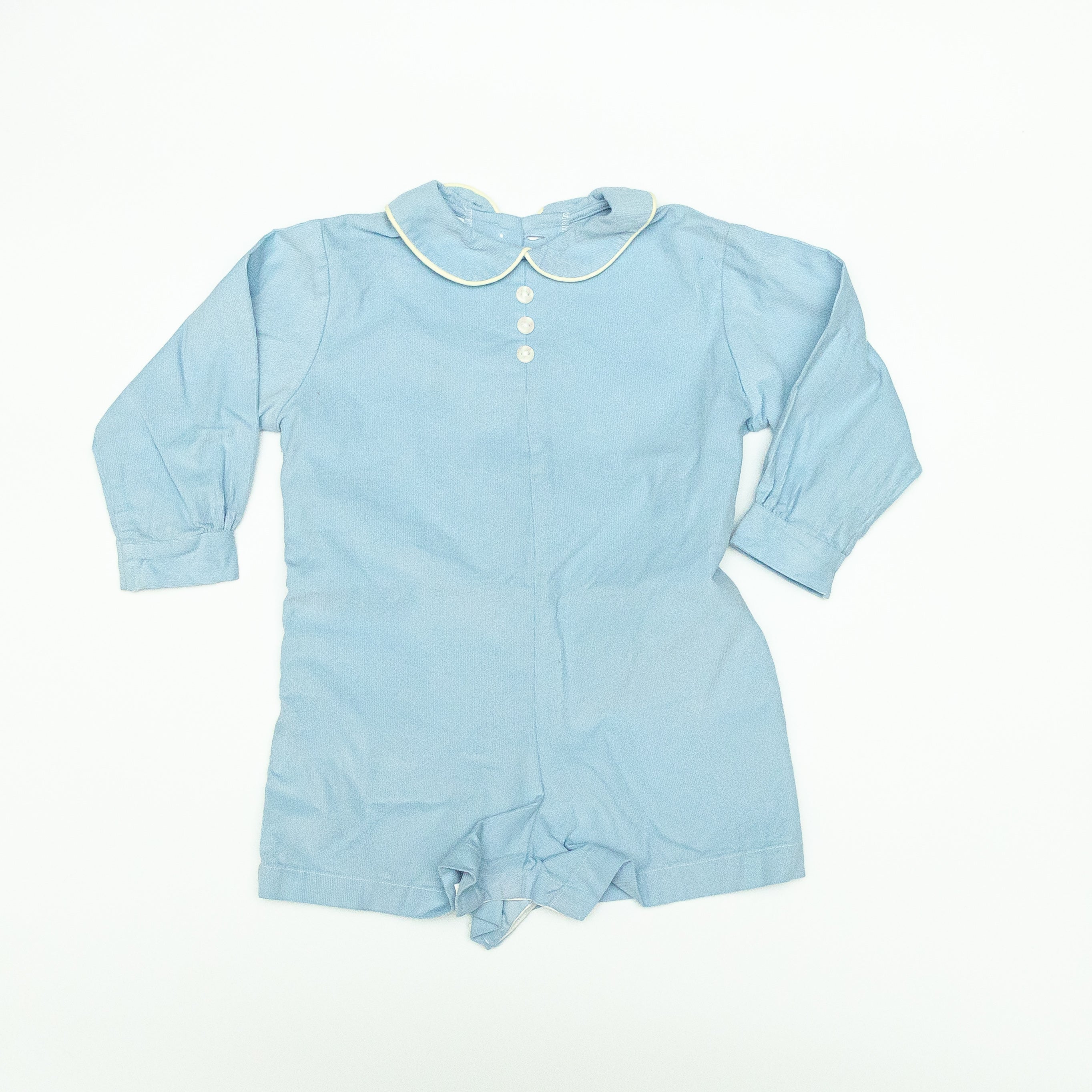 Red Beans Corduroy Romper