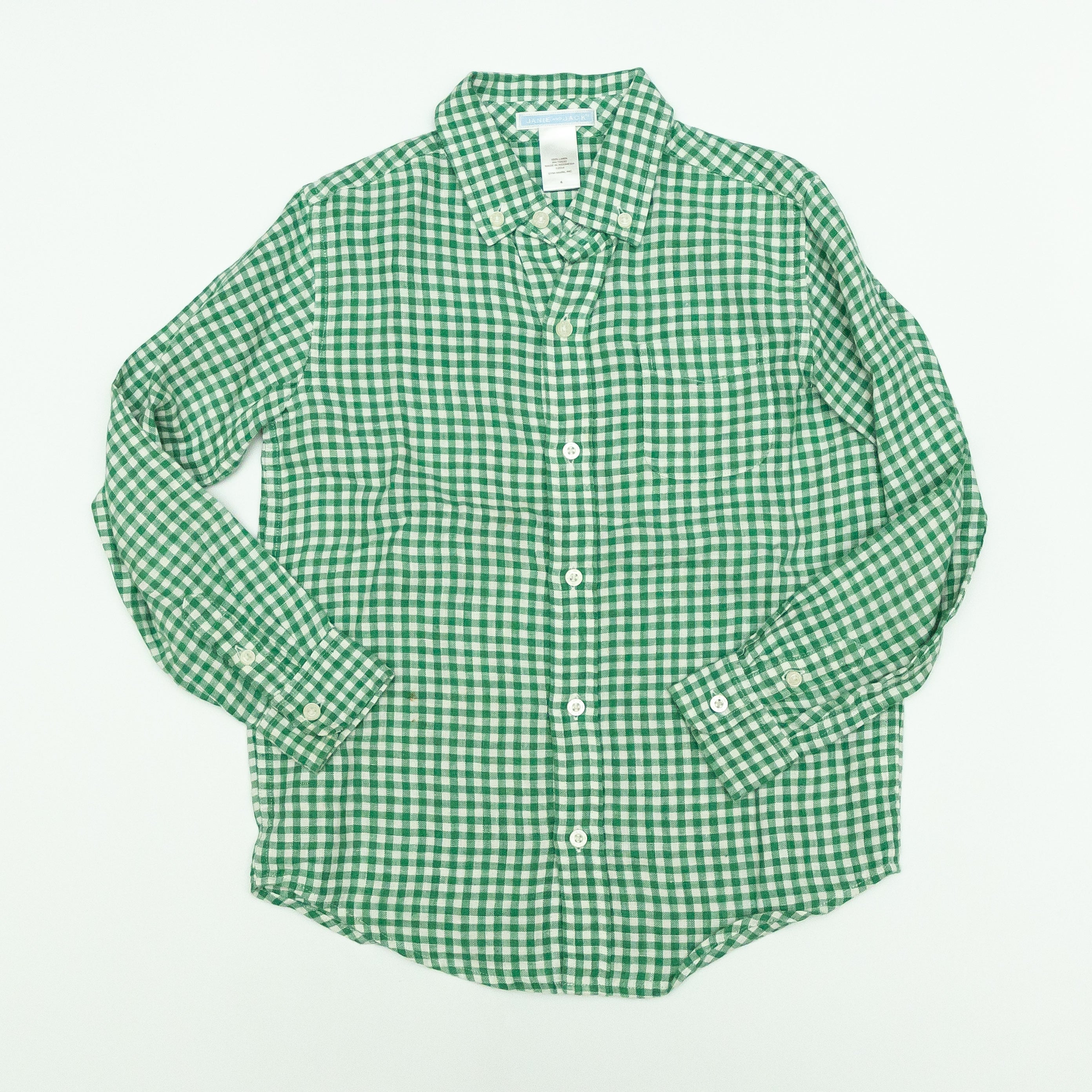 Janie and Jack Linen Long-Sleeve Shirt