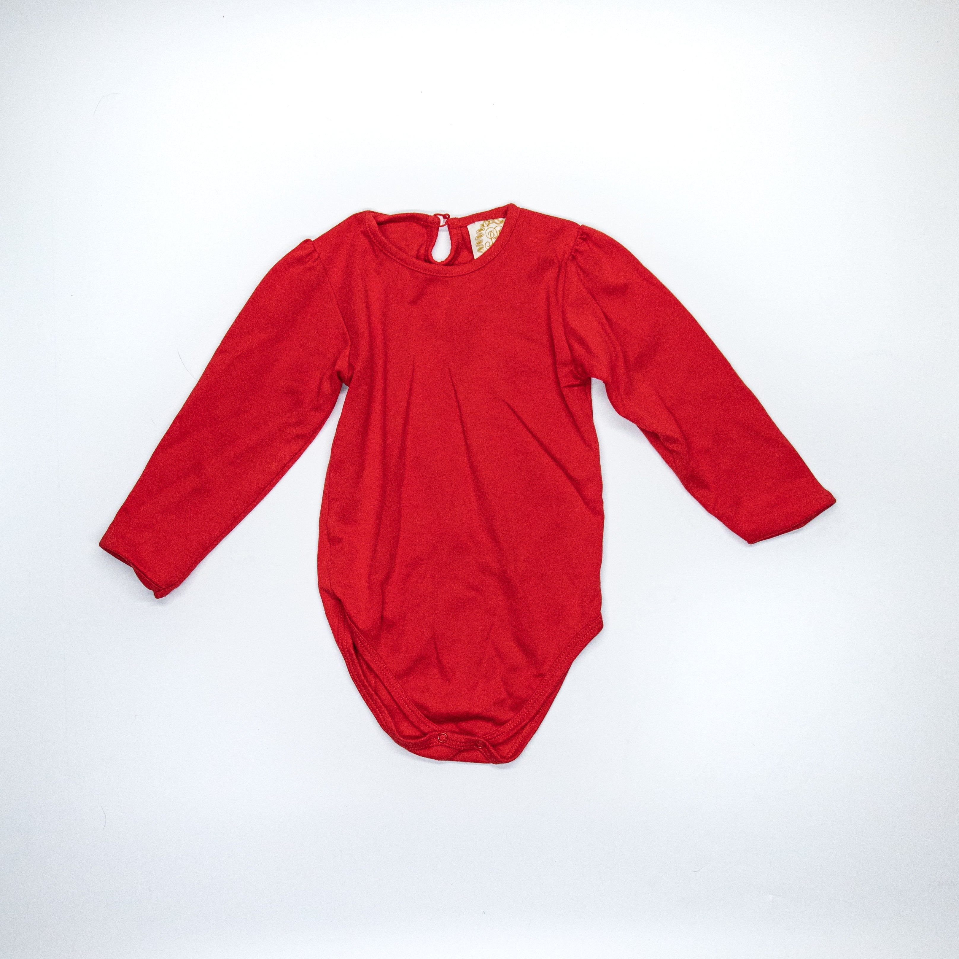 Beaufort Bonnet Red Long Sleeve Onesie