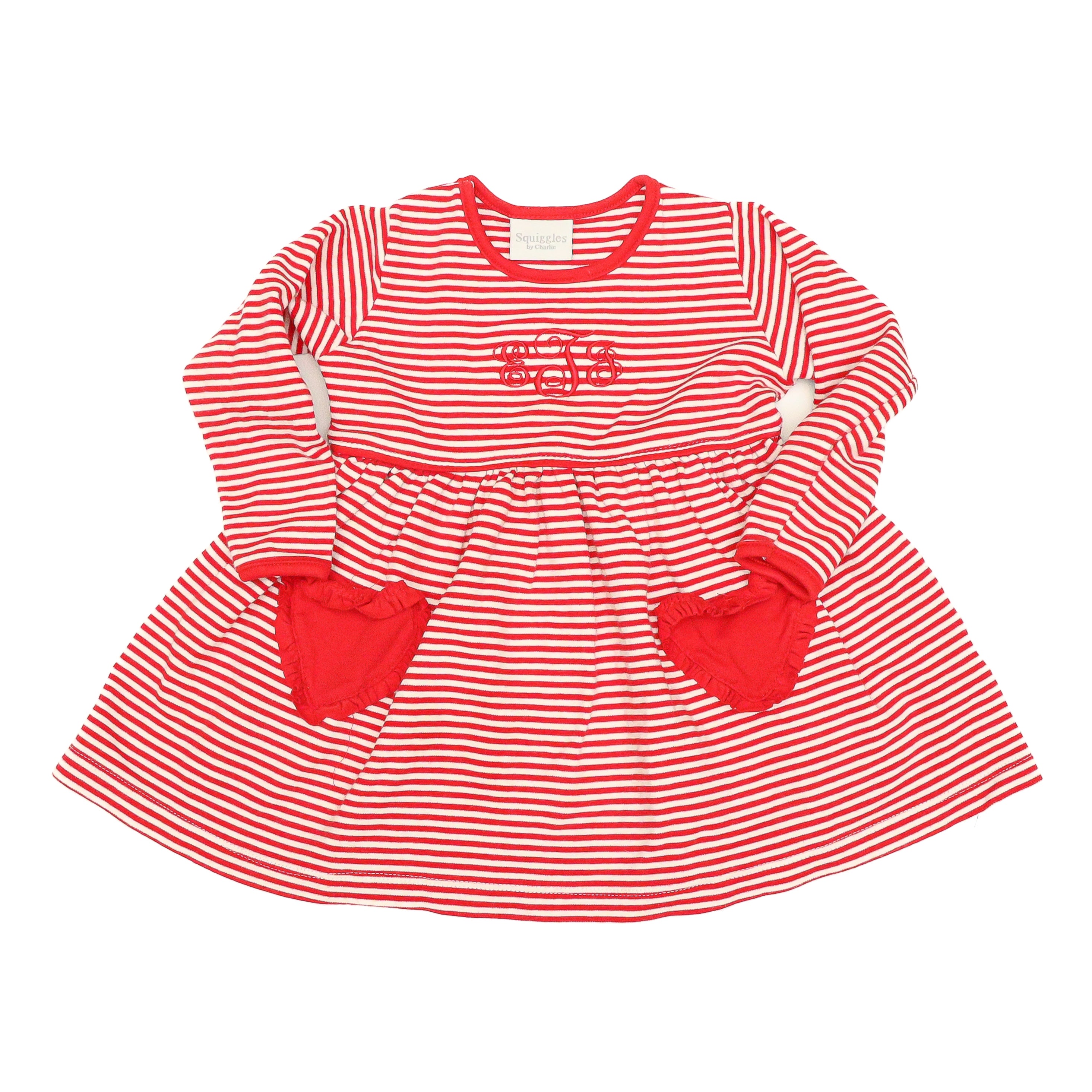 Squiggles by Charlie Personalized Heart Pocket Dress – Doodle and Co