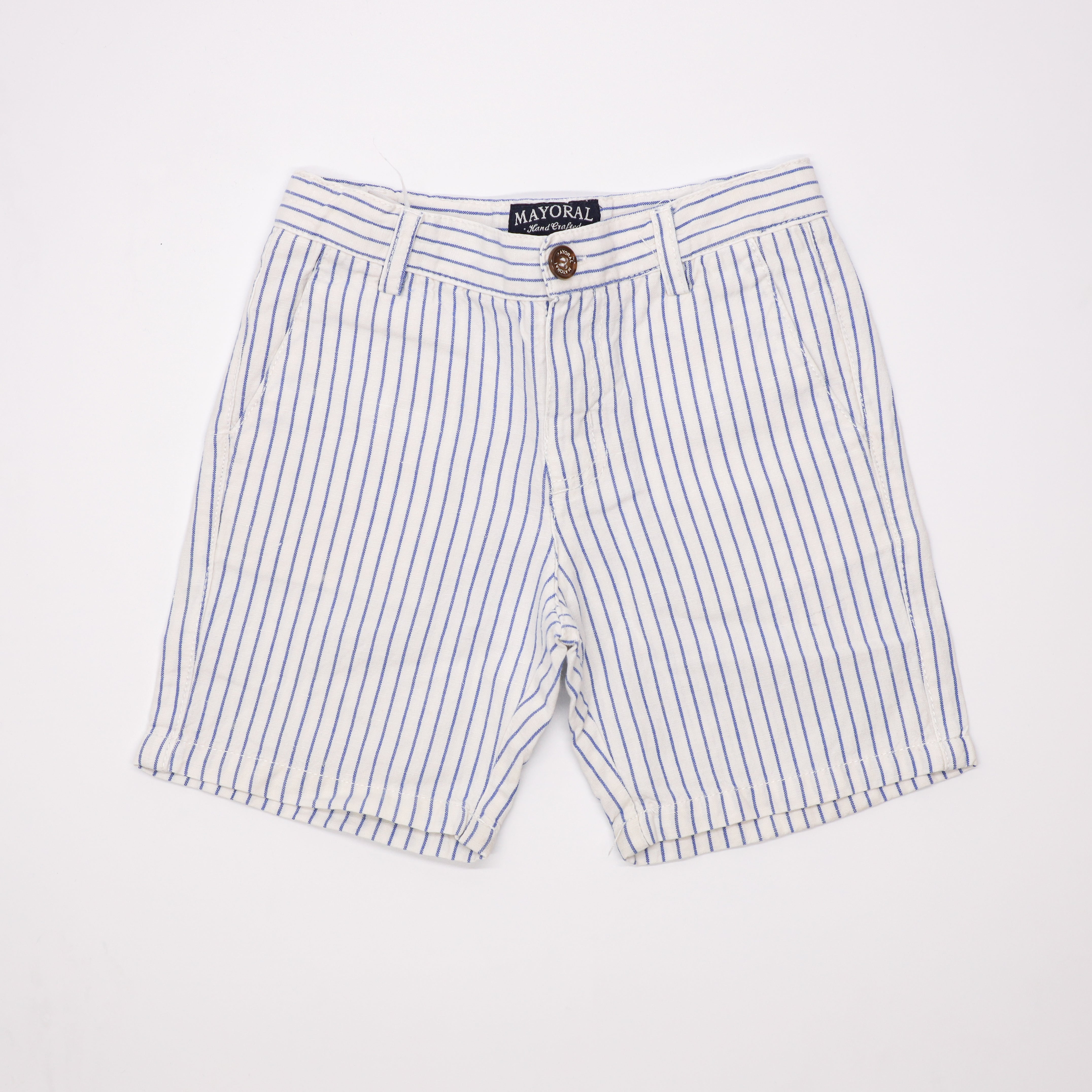 Mayoral Blue Striped Shorts