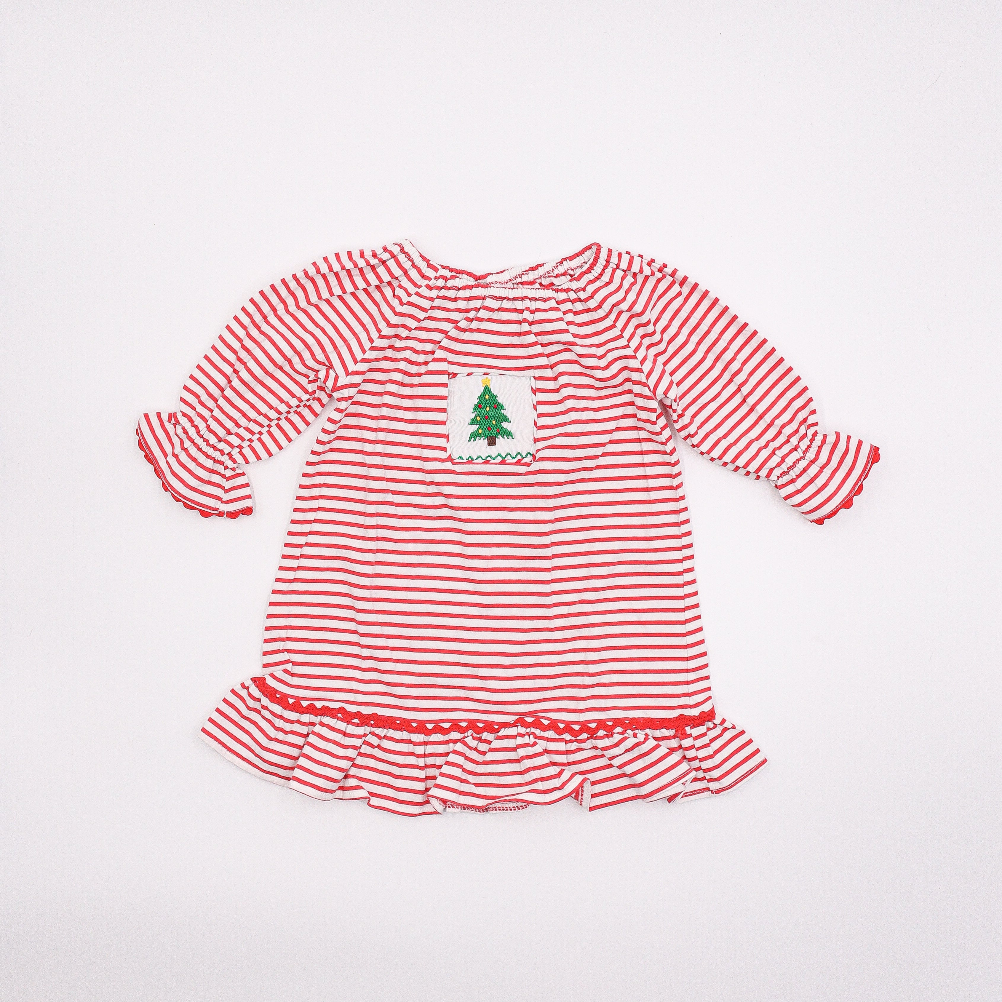 Candy Stripe Smocked Dress