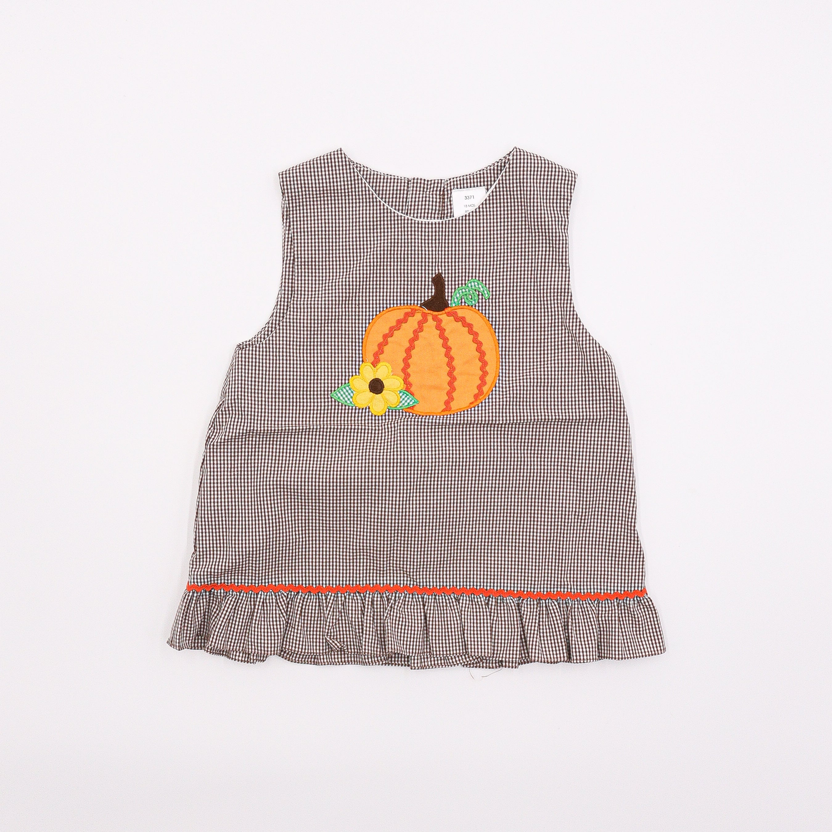 Pumpkin Sleeveless Top