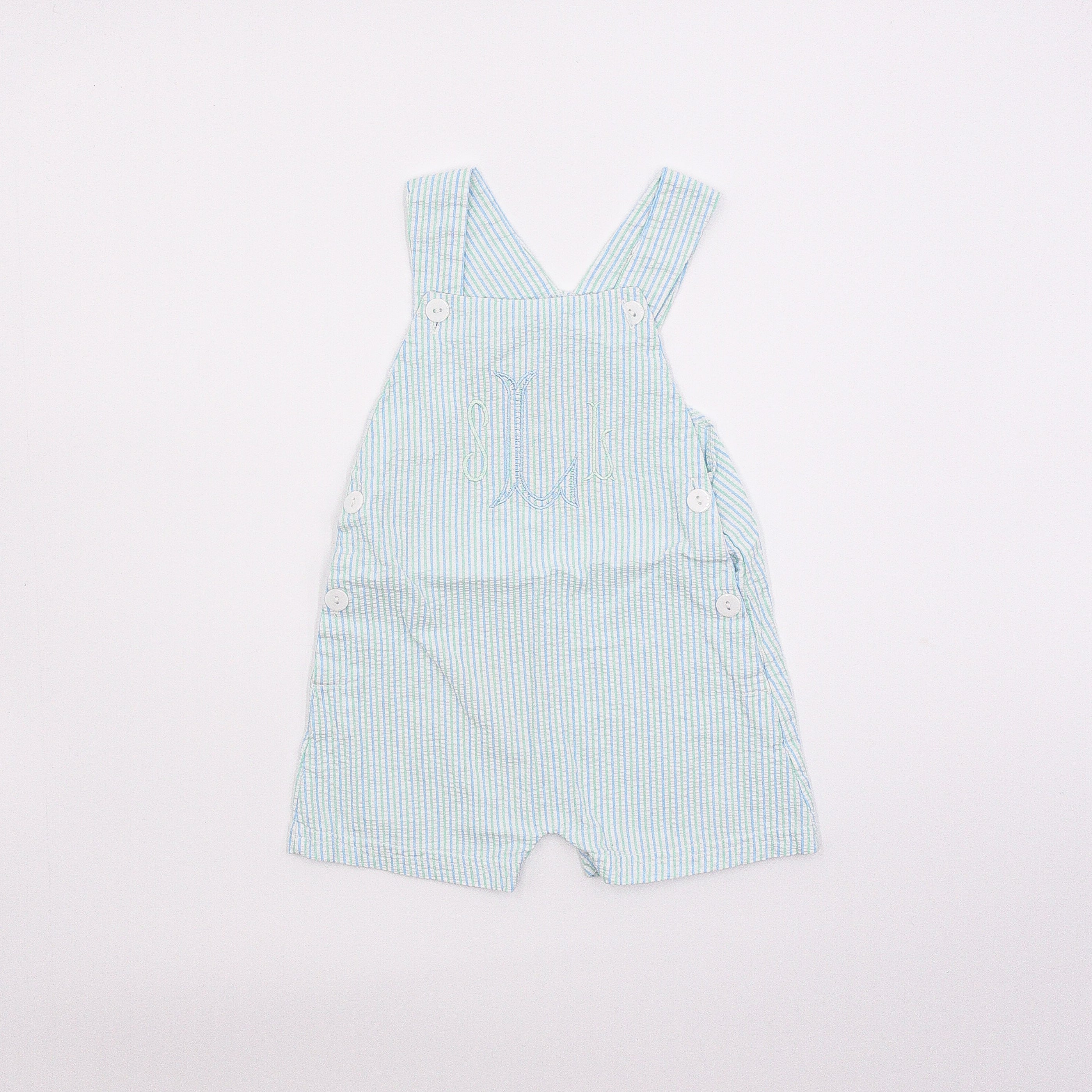 Seersucker Overalls