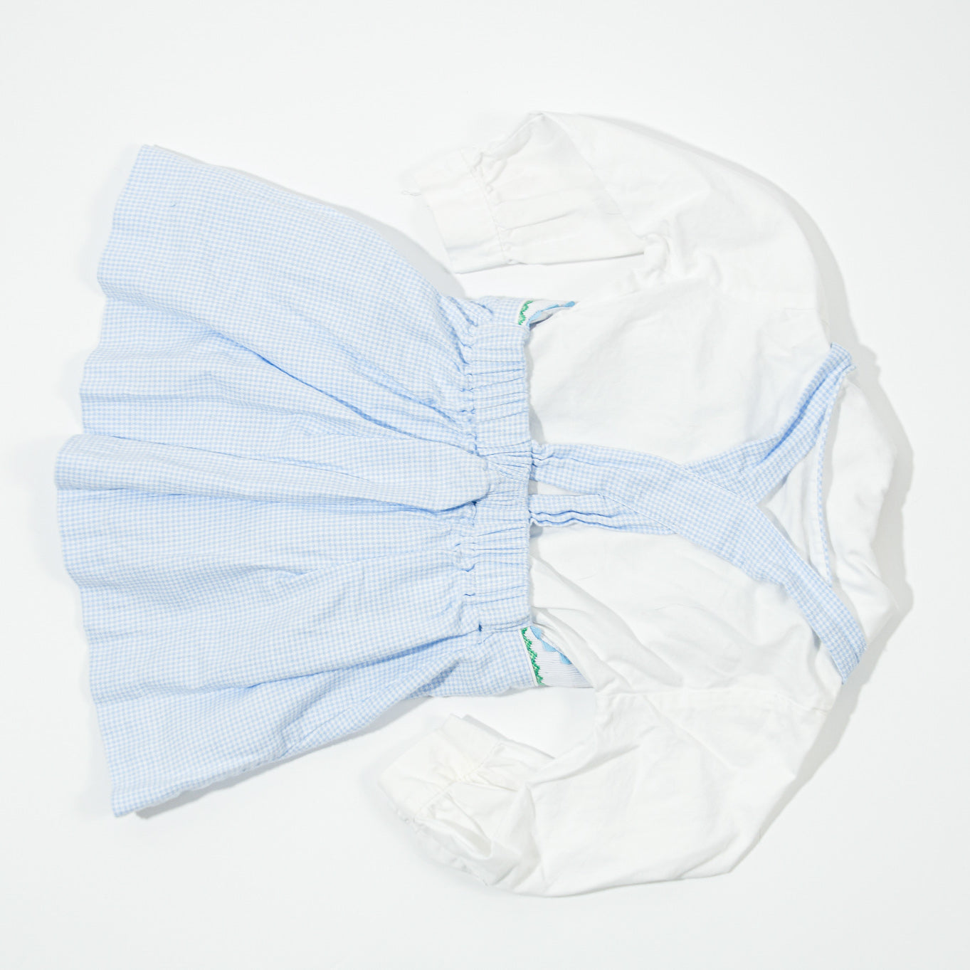 Smocked Farm Jumper with Blouse