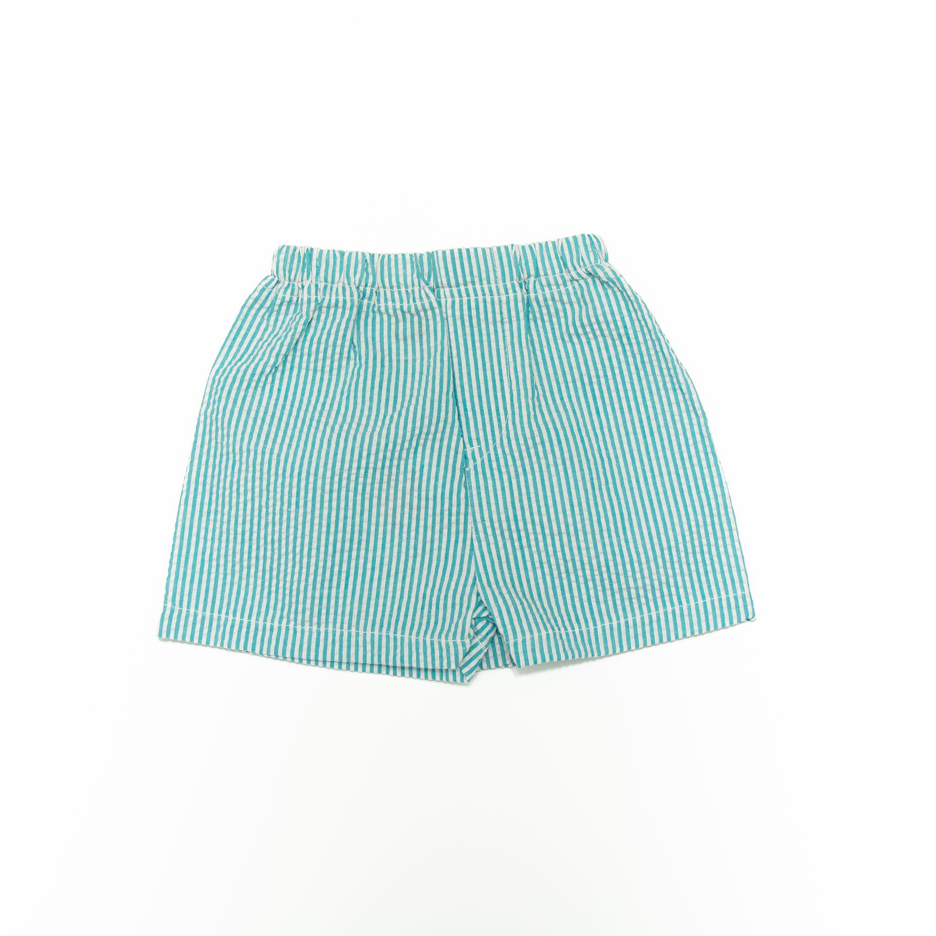 Oh Mint Seersucker Shorts