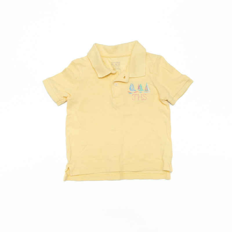 Polo Shirt MONNALISA Kids color Yellow Cream