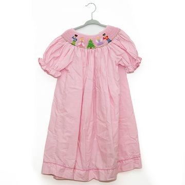 Southern Sunshine Smocked Nutcracker Dress