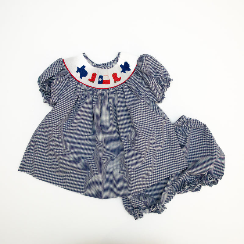 Ann + Reeves Smocked Top and Shorts Set
