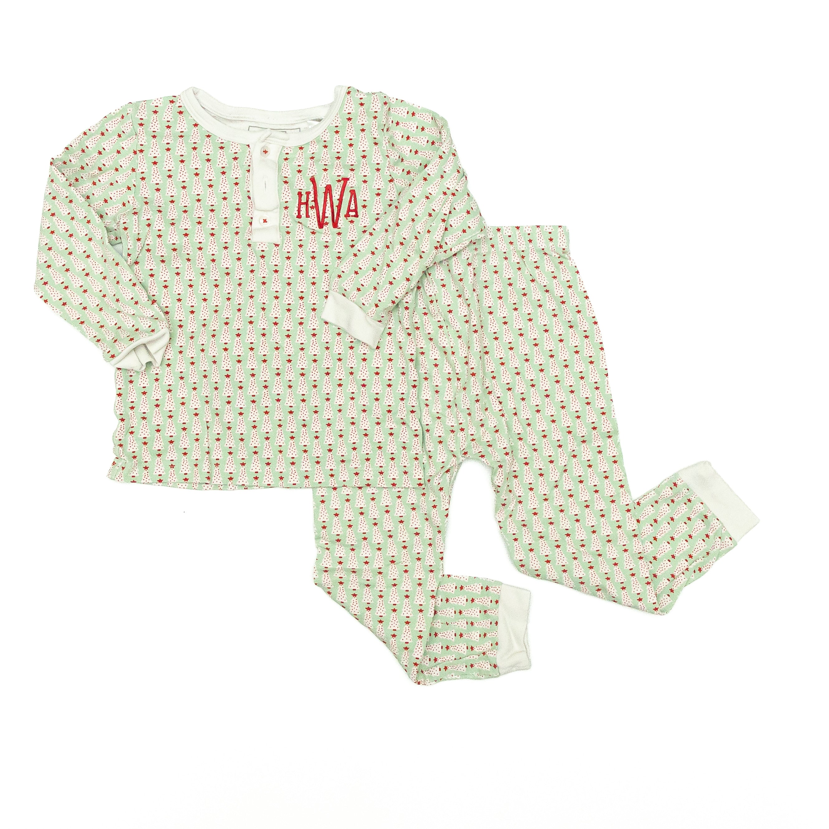 Lila and Hayes Christmas Pajama Set