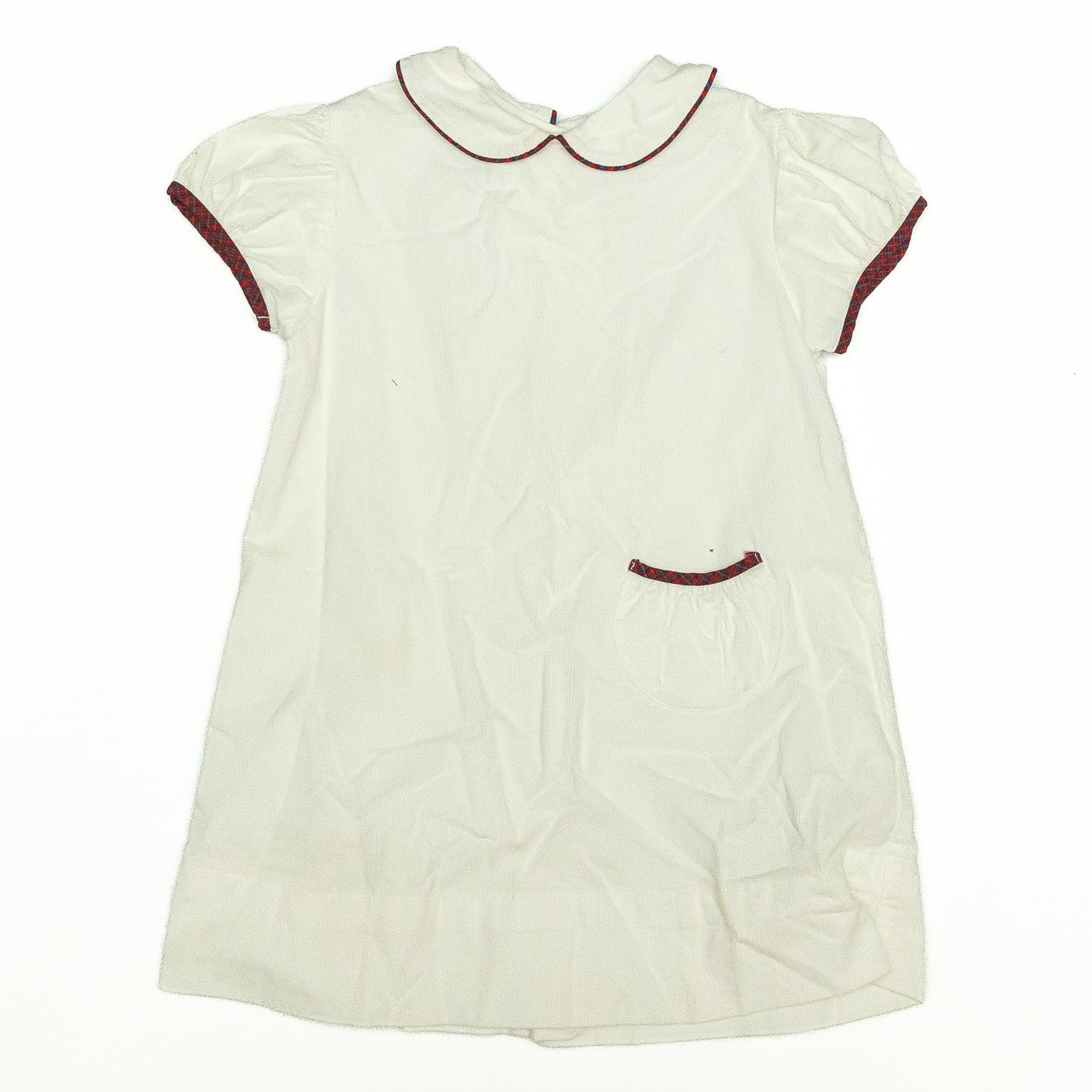 Red Beans Corduroy Dress