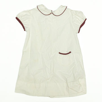 Red Beans Corduroy Dress