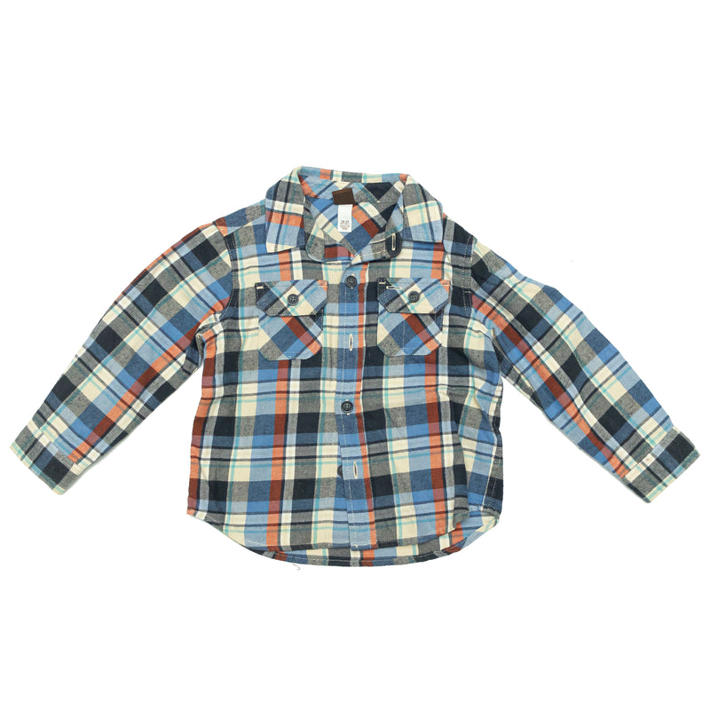 Tea Collection Flannel Button-Up