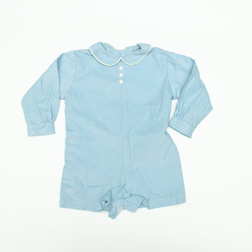 Red Beans Corduroy Romper