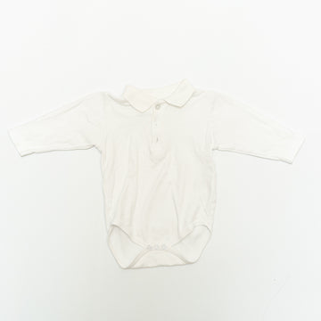 Kissy Kissy Long Sleeve Collared Onesie