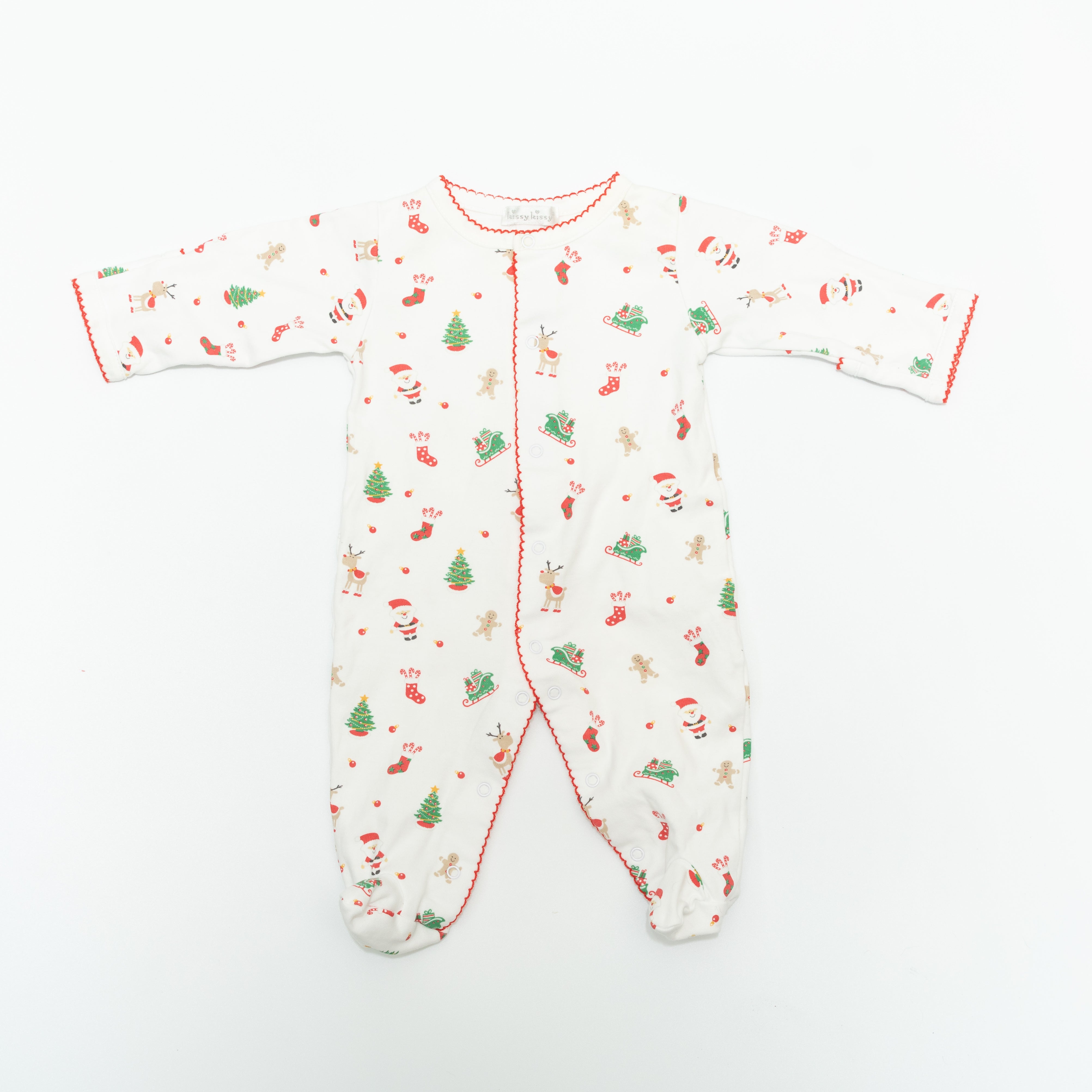 Kissy Kissy Christmas Onesie