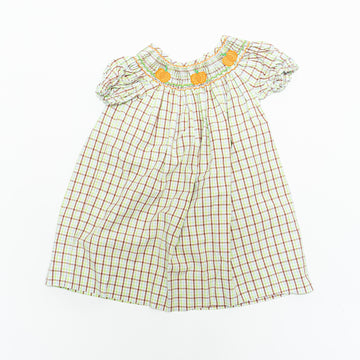 Petite Palace Smocked Pumpkin Dress