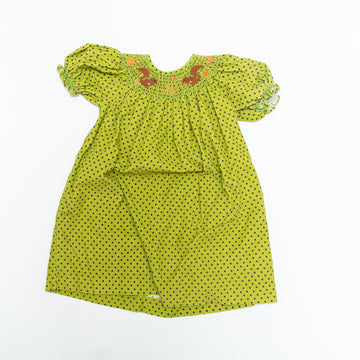 Mom and Me Fall Corduroy Smocked Dress