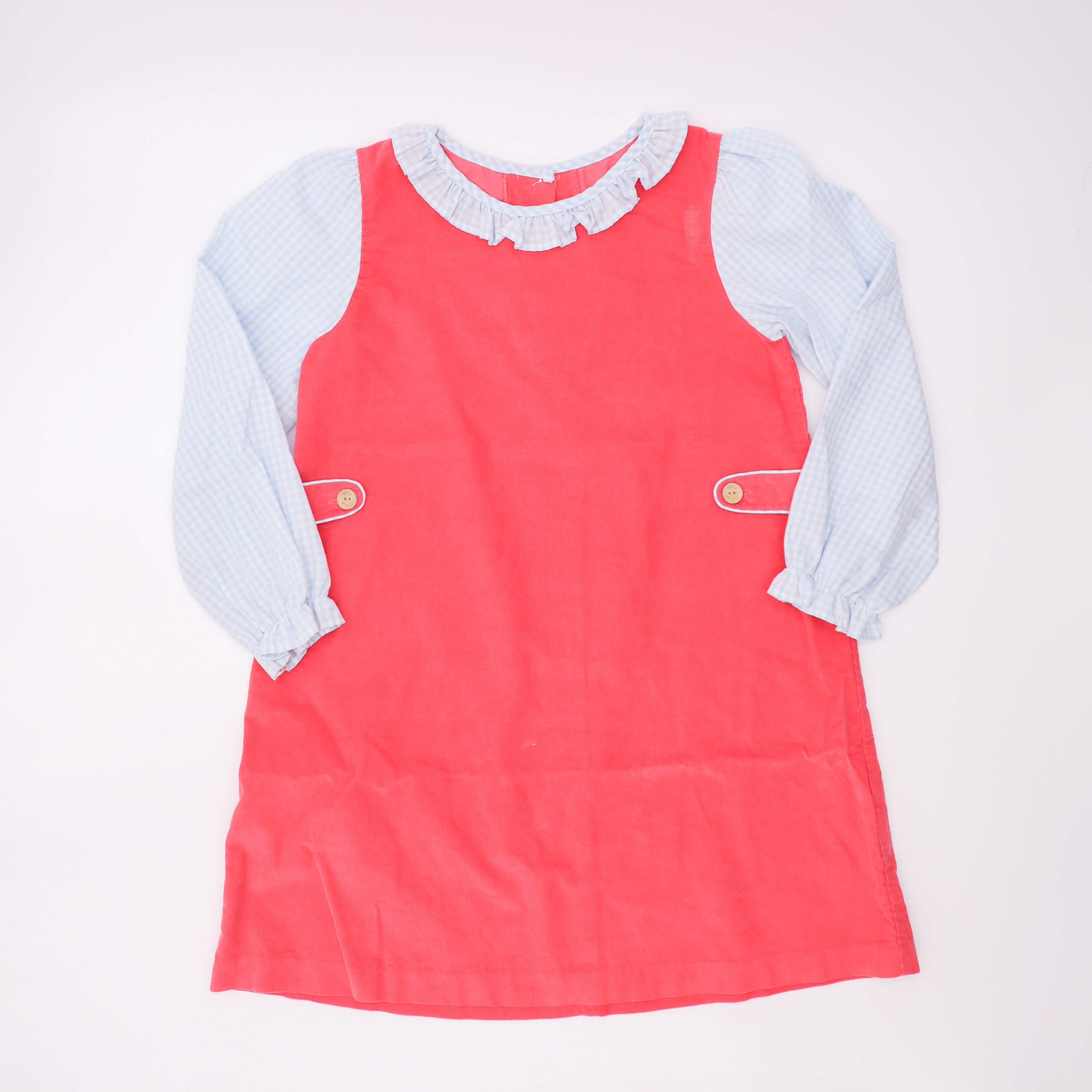 Little English Pink Corduroy Dress