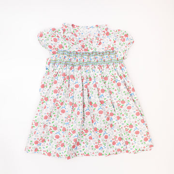 Little English Smocked Floral Dress