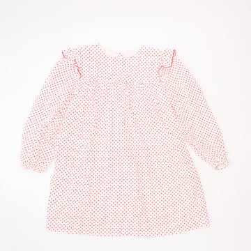 Bella Bliss Red & White Polka Dot Dress