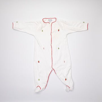 Kissy Kissy Footed Christmas Onesie