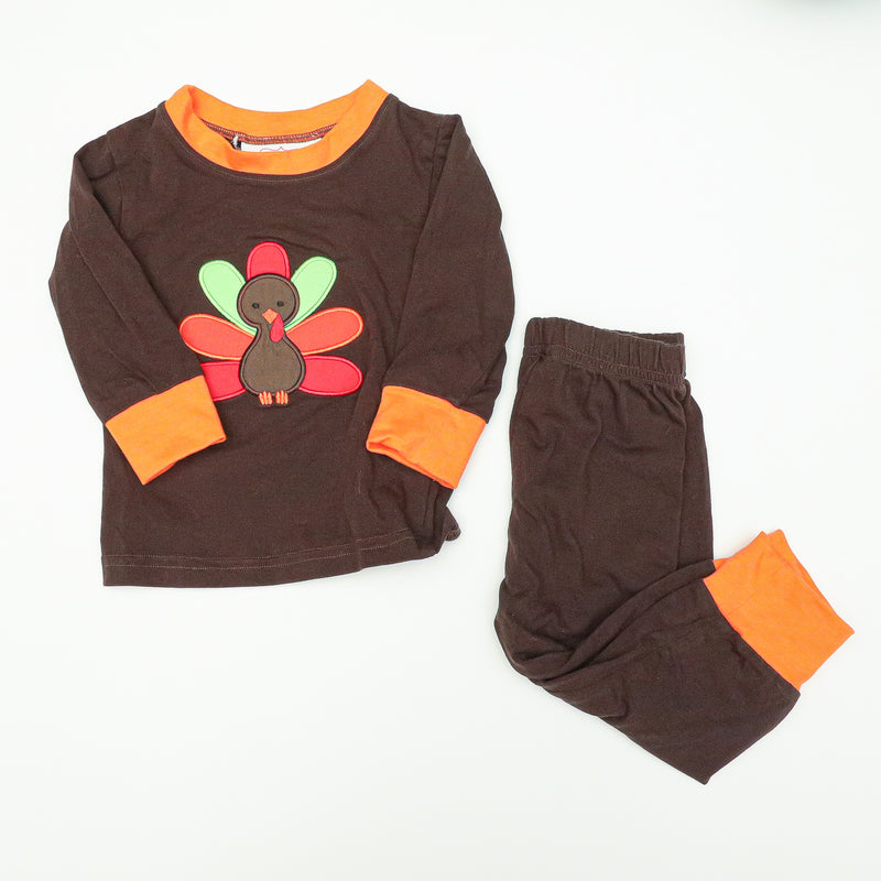 Smocked Auctions Thanksgiving Pajamas