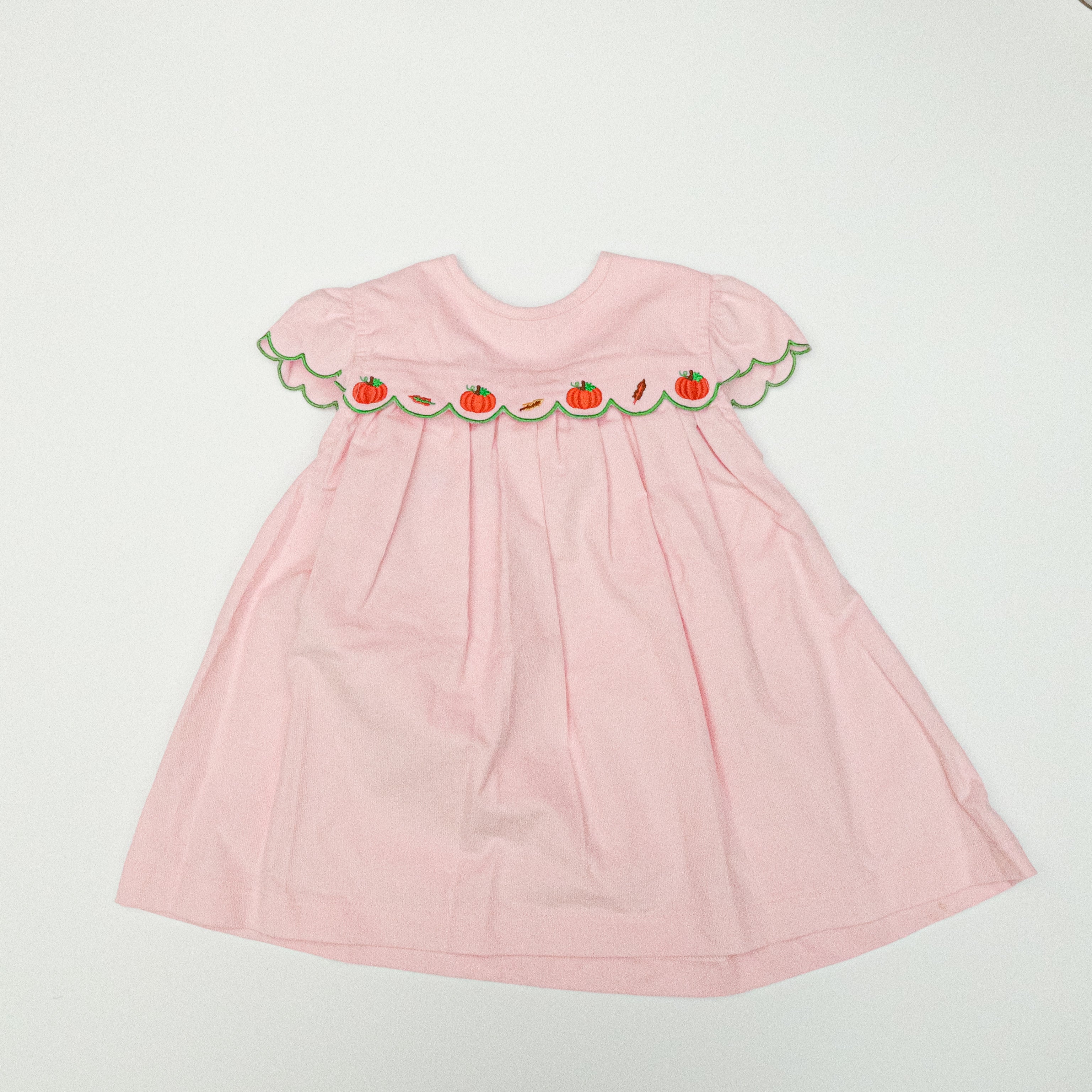 Bella Bliss Pumpkin Corduroy Dress