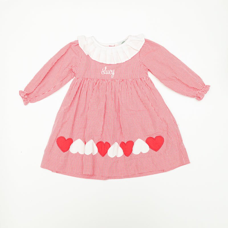 SMOCKED THREADS BY CECIL & LOU Valentines Dress