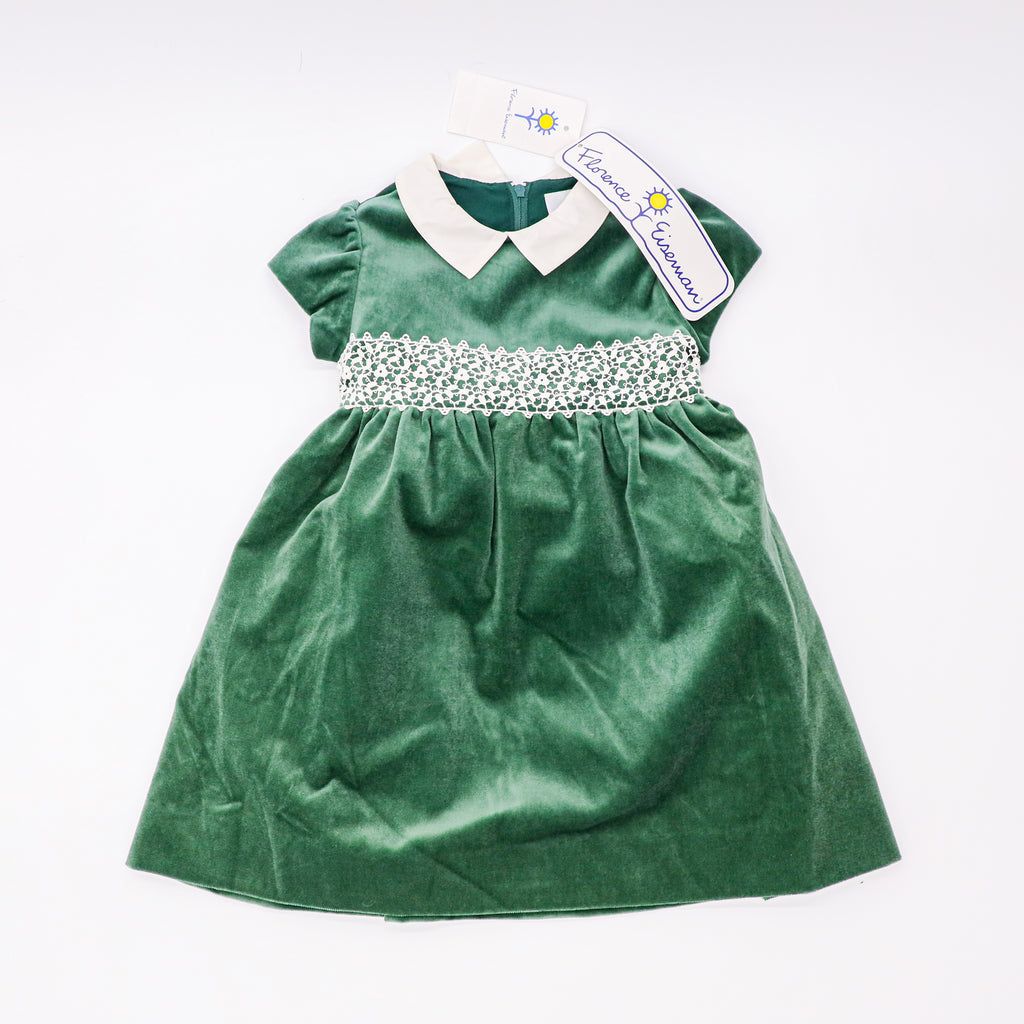 Florence eiseman green velvet 2024 dress