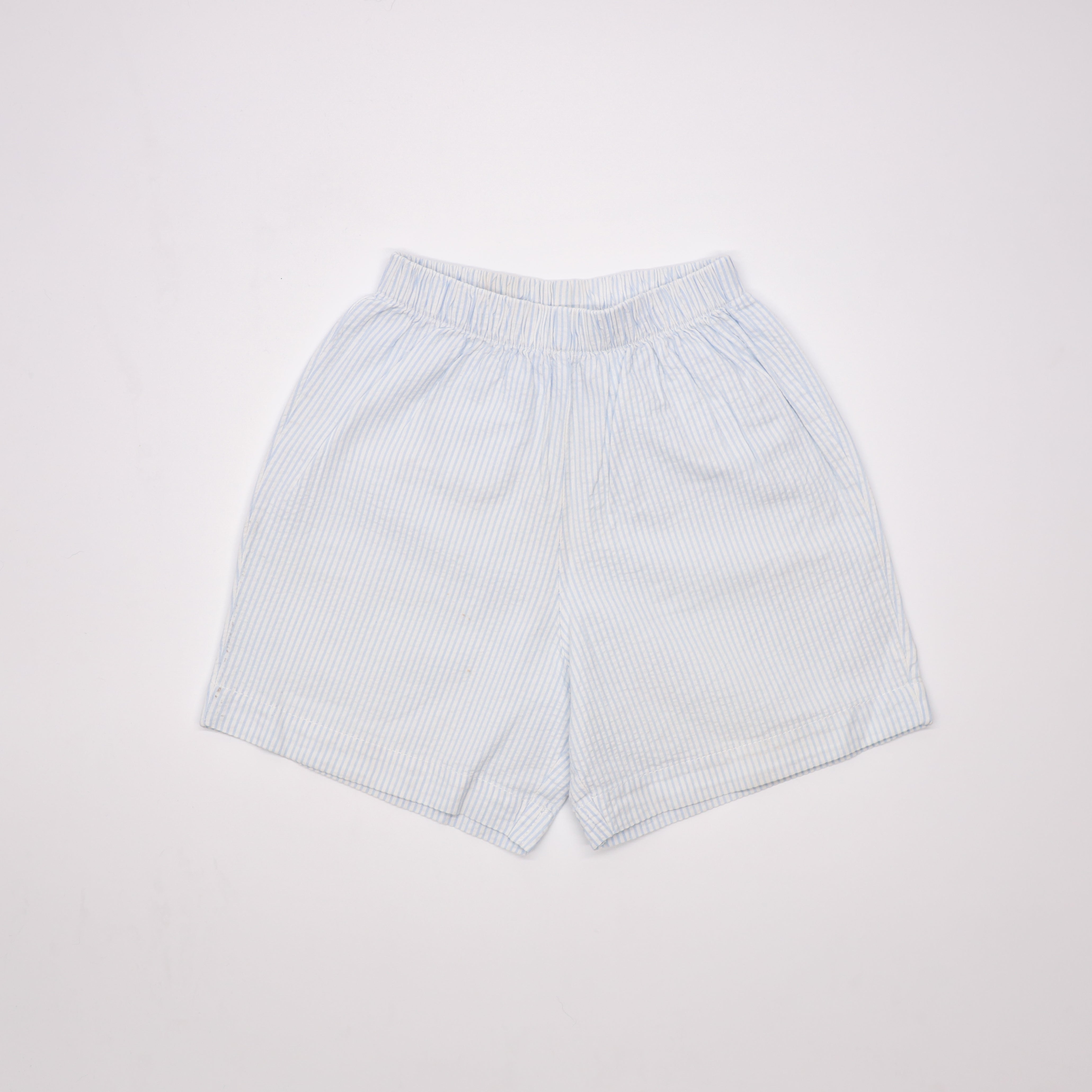 Bella Bliss Seersucker Light Blue Shorts