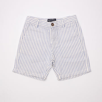 Mayoral Blue Striped Shorts