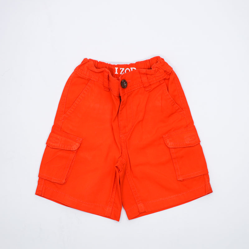 IZOD Bright Orange Cargo Shorts