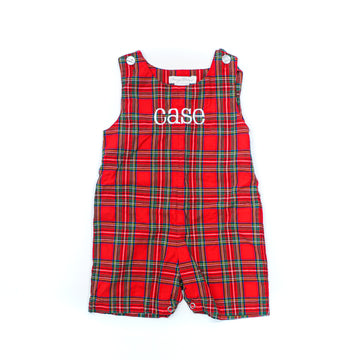 Reed Plaid Jon Jon Monogrammed Case