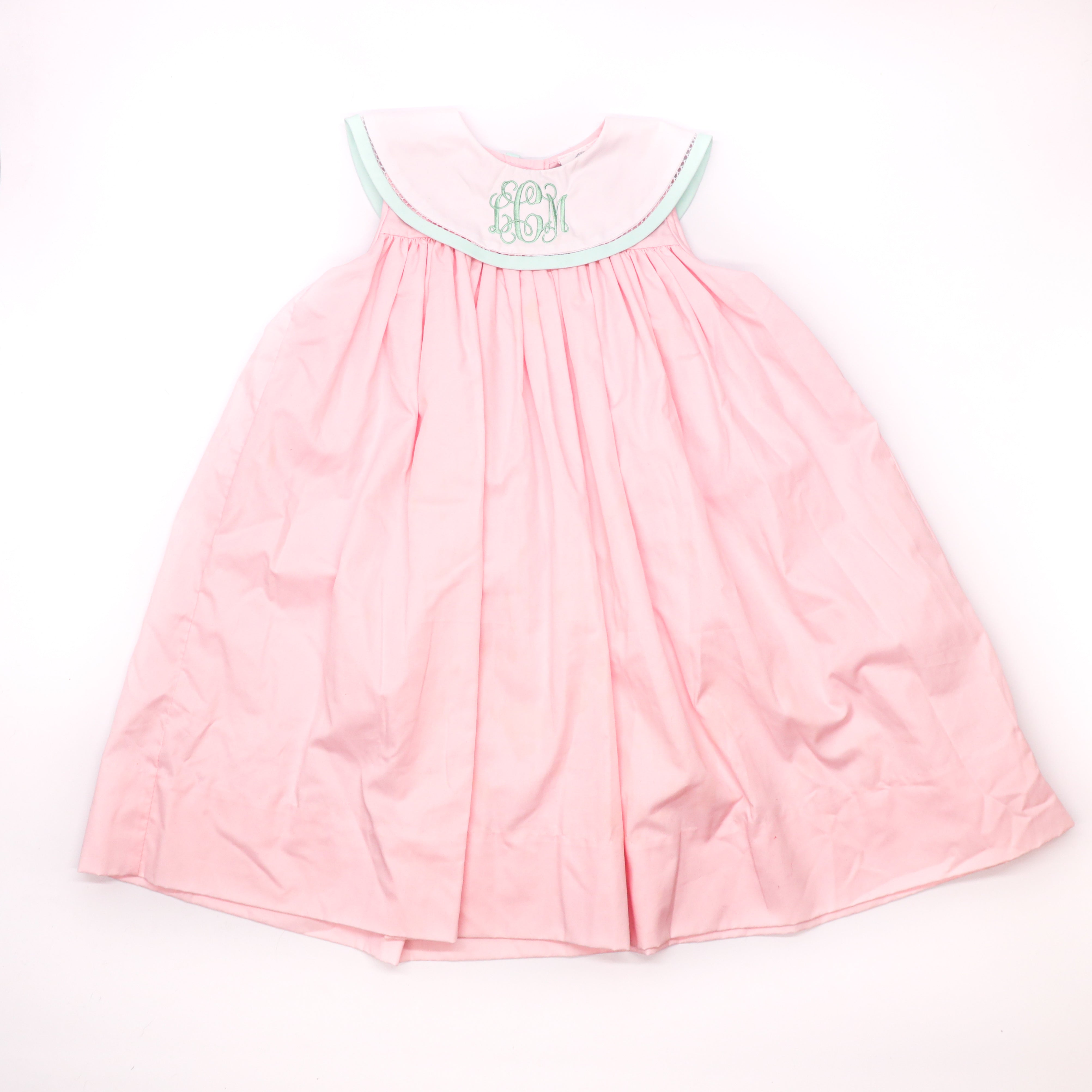 The Proper Peony Collar Dress in Light Pink