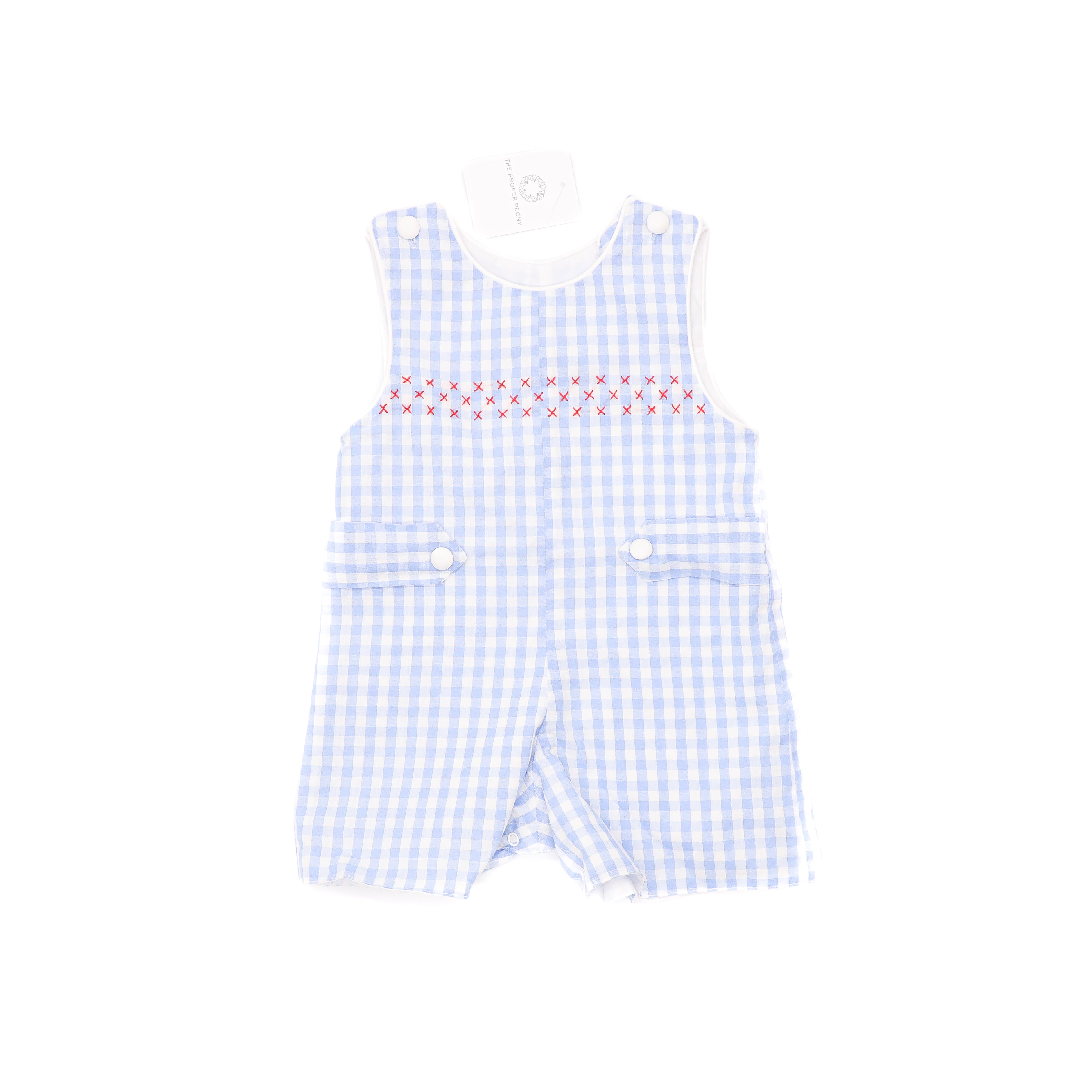 Proper Peony Georgie Gingham Jon Jon