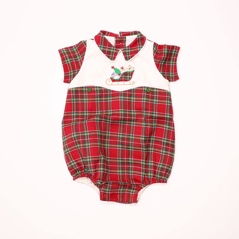 Dondolo Plaid Bubble with Sleigh Detail