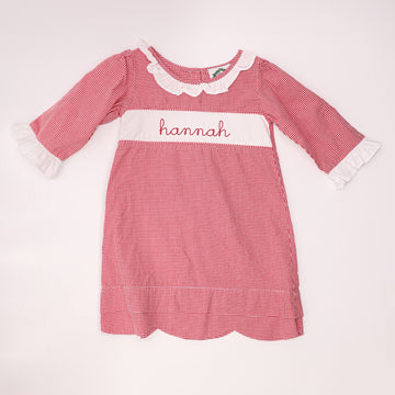 Smocked Threads Holiday Dress