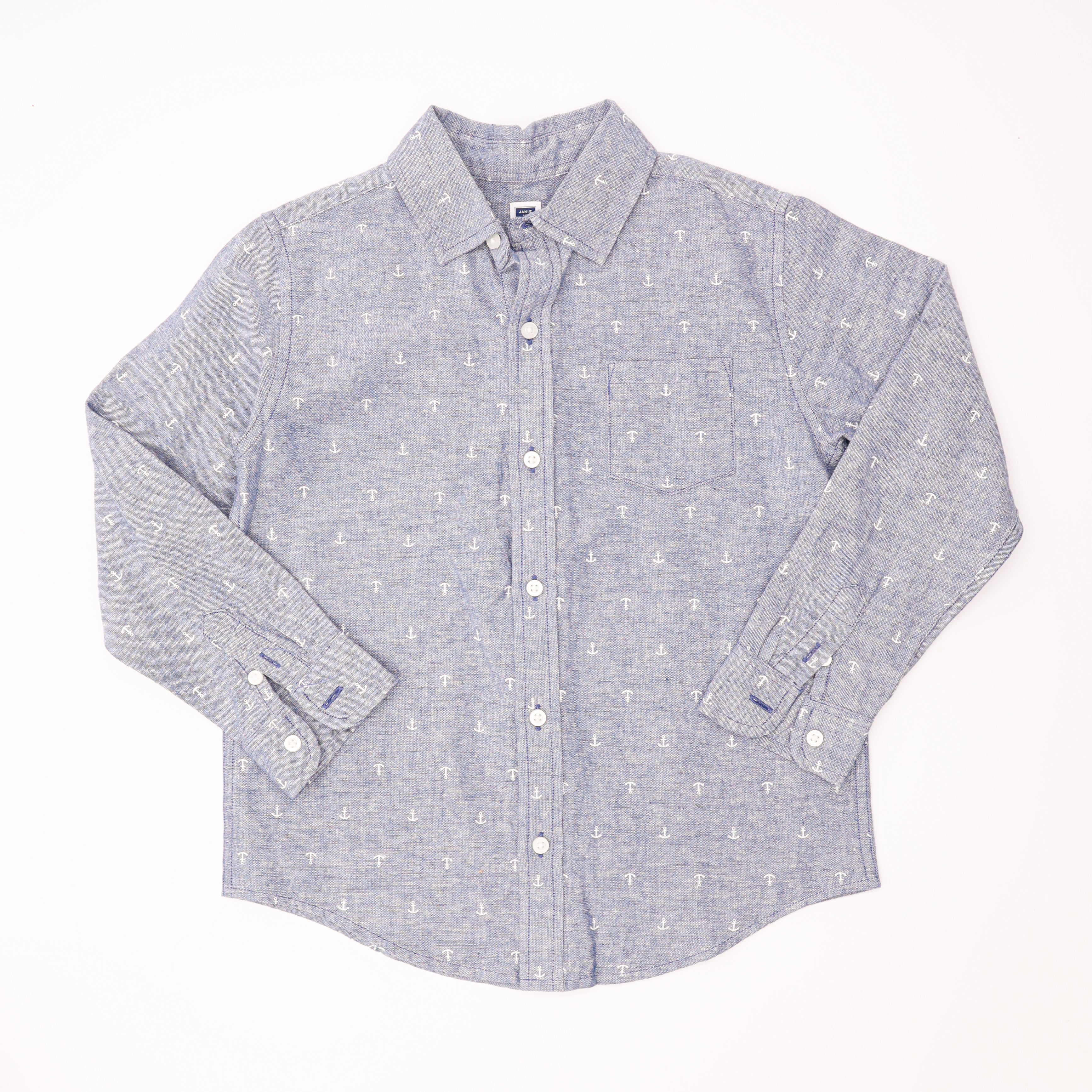 Janie and Jack Nautical Long Sleeve Shirt