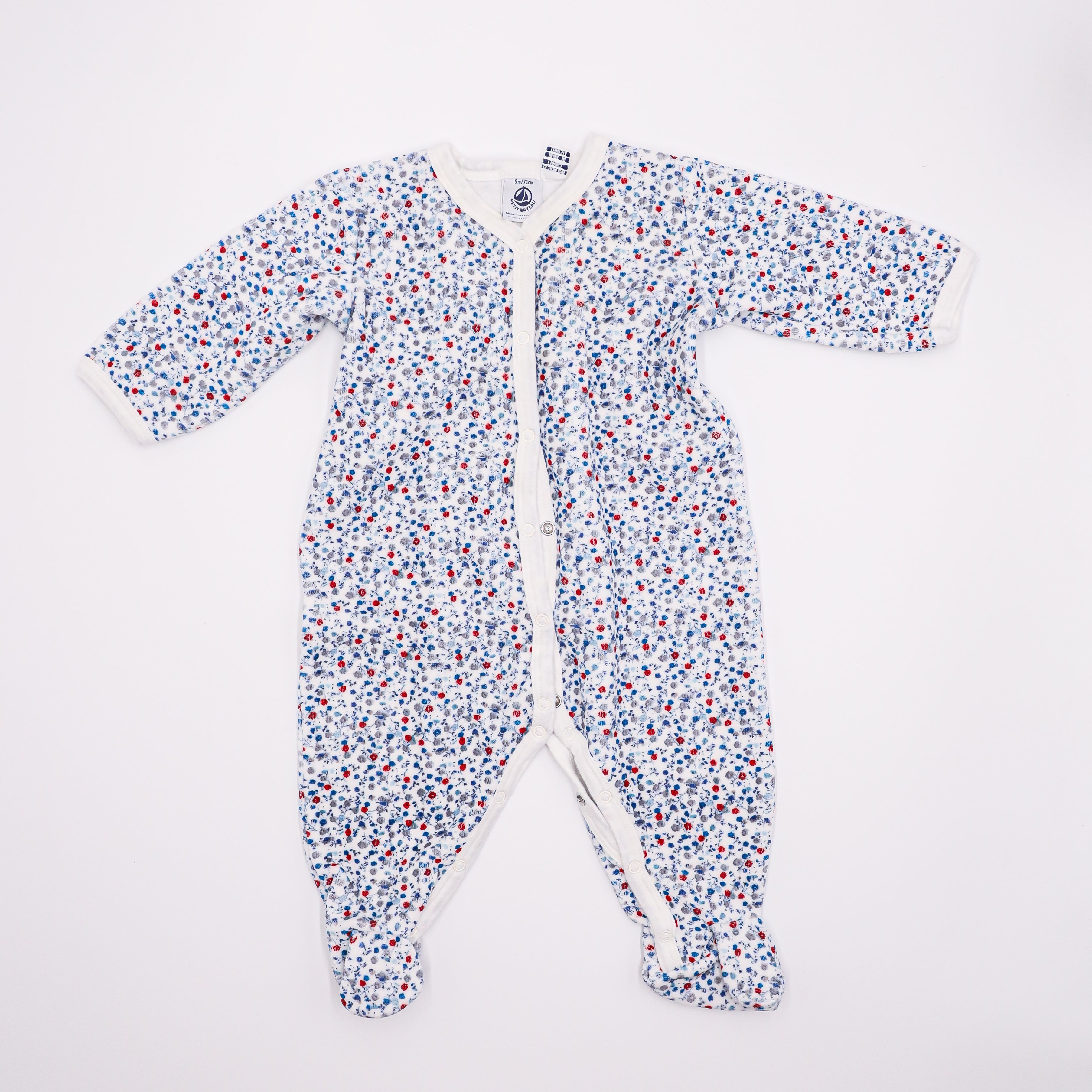Petite Bateau Fleece Onesie