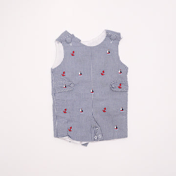 Zucchini Seersucker Nautical Jon Jon