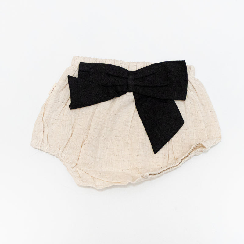 Linen Bow Bloomers