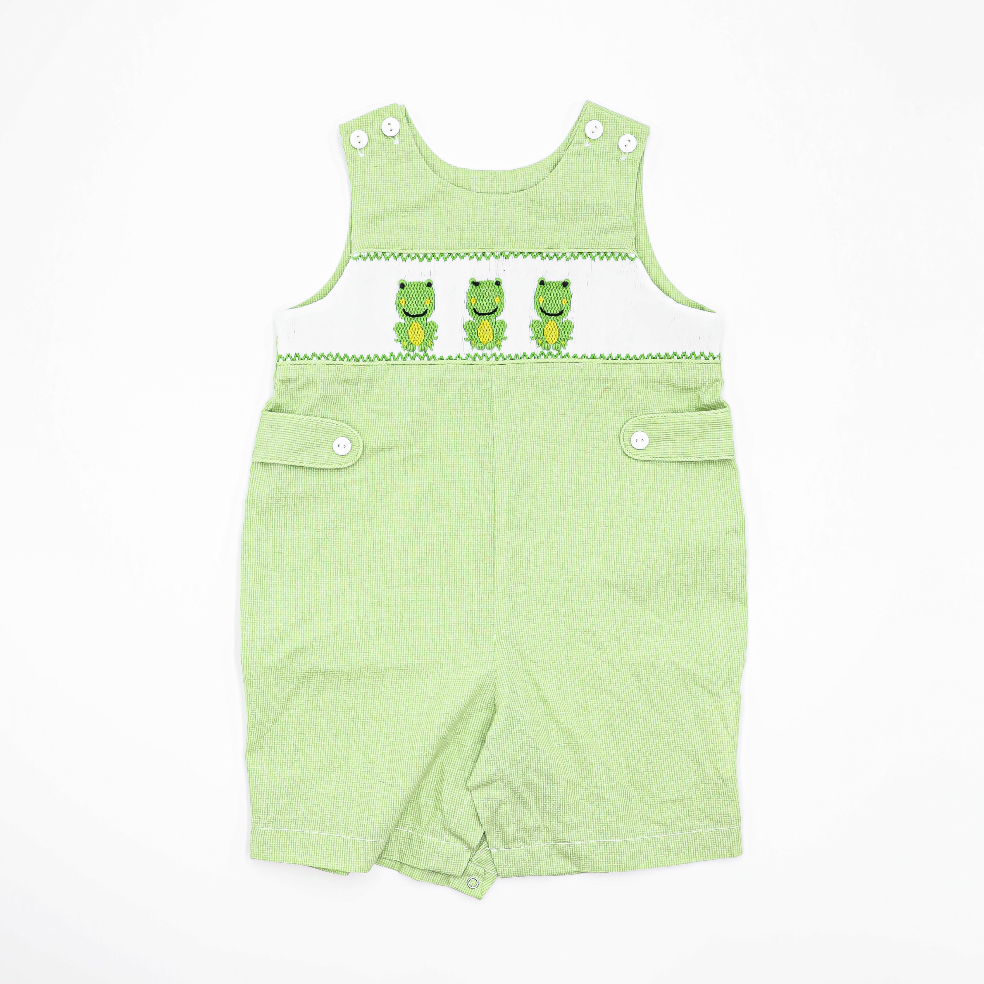 Mom and Me Smocked Overalls