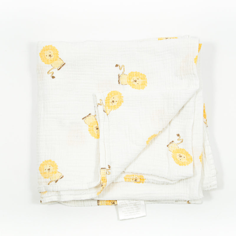 Aden + Anais Swaddle Blanket with Lions