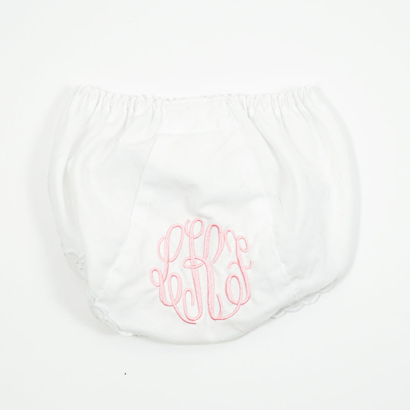 Bloomers with Pink Monogram LKF